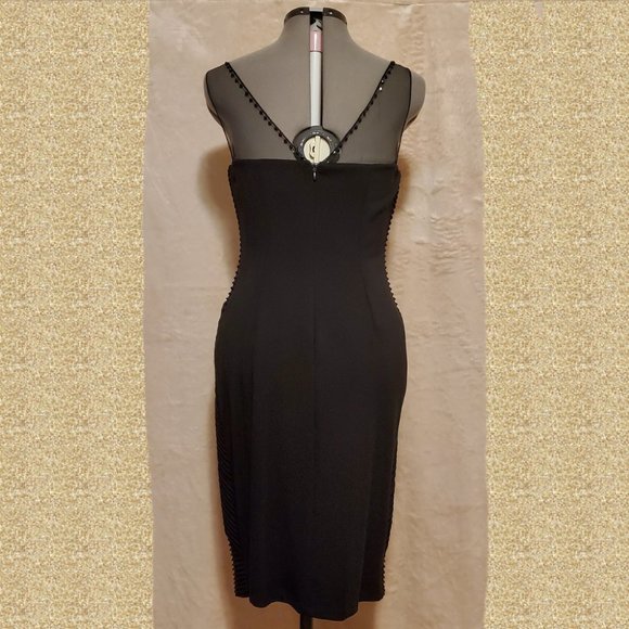 Adrianna Papell Bodycon Bandage & Illusion Dress - Picture 3 of 8